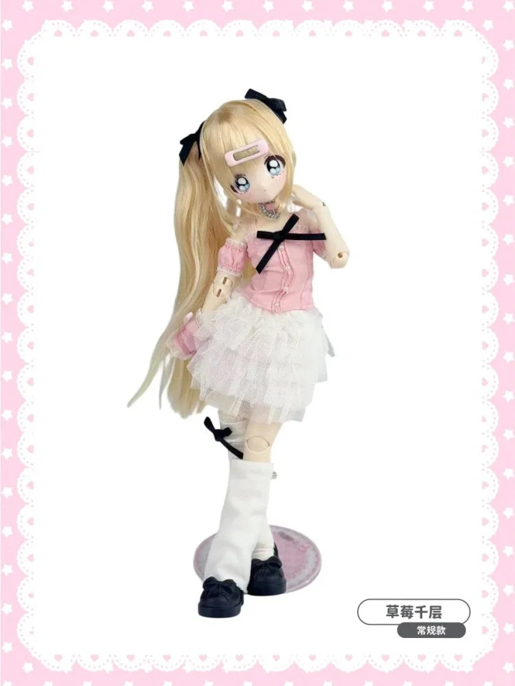 Authen1/6 Bjd Blind Box Miralab Don'T Mess With My Bangs Series Bjd Movable Joint Doll Rubber Hair Transplantation Set