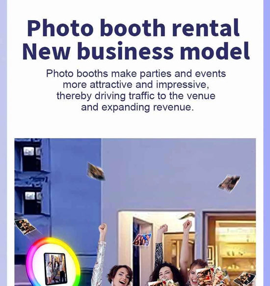 Photo Booth Machines Wedding For iPad 10.5'' 11'' 12.9'' 13'' 12.3'' ipad Photobooth with 2 Panels 9.7 Selfie Photo Booth