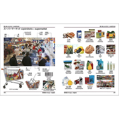 DK Textbook Japanese-English Bilingual Visual Graphic Dictionary English Learning Books English Edition reference book SS69