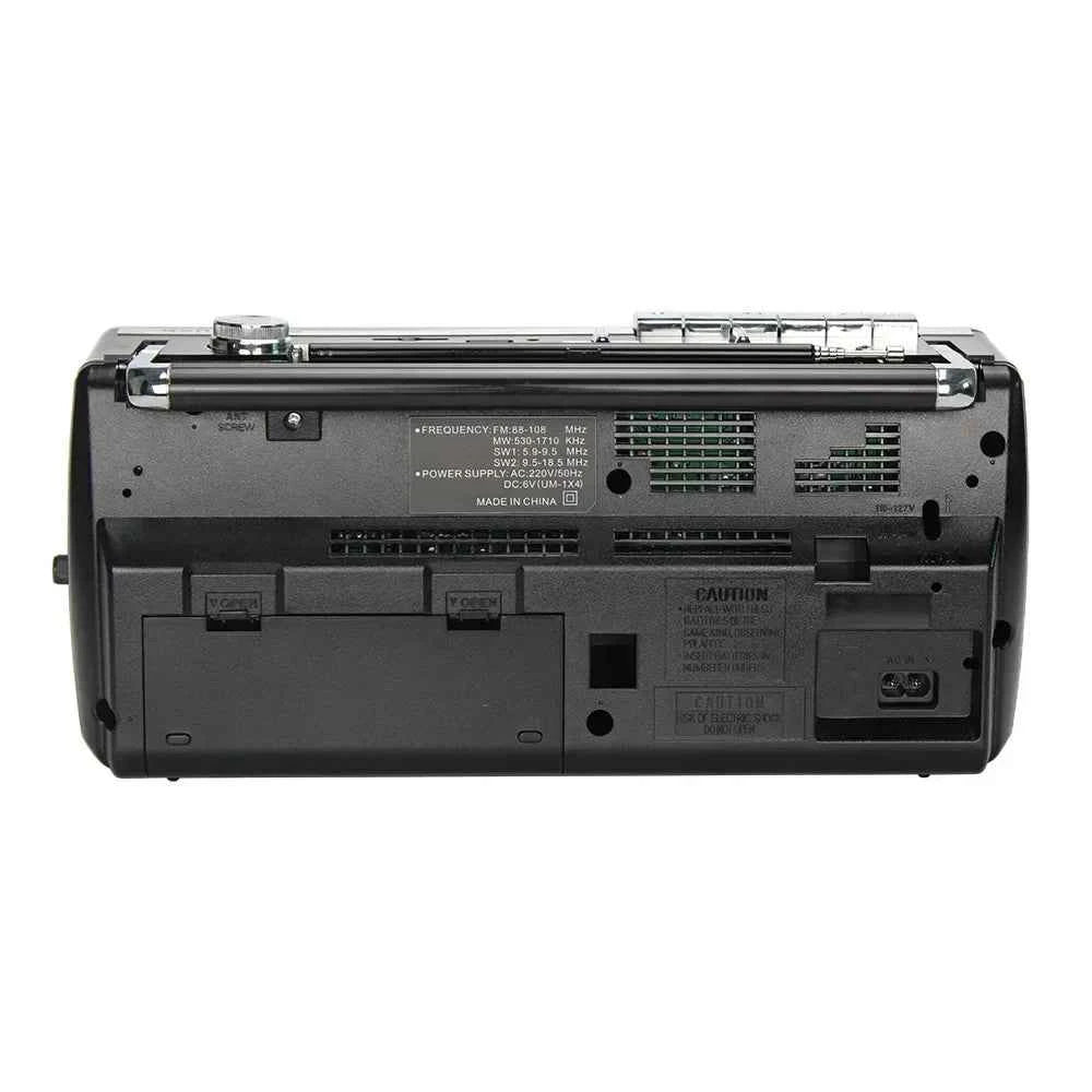 Retro Portable Old-fashioned Nostalgic Cassette Tape Recorder Elderly FM Radio Speaker Caixa De Som Bluetooth Audio Mp3 Player
