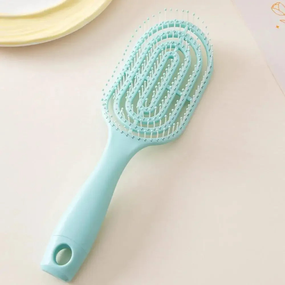 Tangled Hollow Out Massage Comb Detangling Hair Brush Wet Curly Brushes Girl Women Hairs Styling Tools Hair Care Accessories SS69