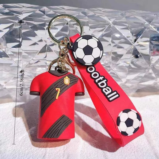 Cartoon Soccer Trophy Keychain Couple Bag Charms Bestselling Pendant Perfect Gift For Football Lovers