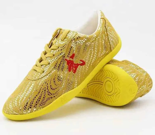 Genuine Leather Chinese Wushu Shoes Taolu Kungfu  Practice Martial Arts Shoes Taichi Shoes for Men Women