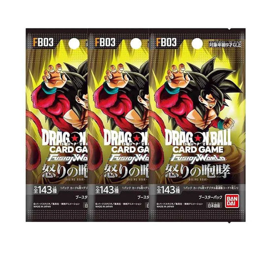 BANDAI DRAGON BALL FB01-06 Booster Packs SUPER CARD GAME Fusion World TCG Collection Card Child Toy