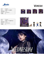 Jada Anime Figures Wednesday The Addams Family Thing Enid Sinclair Metalfigs Metal Model Toy Collection Ornament Boy Girls Gifts