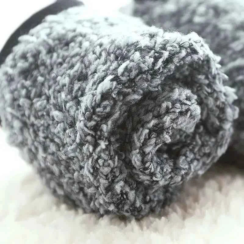 1/3Pairs Thickened Plush Socks Women Winter Warm Coral Fleece Sox Sleeping Slippers Silicone Non-slipInvisible Short Boat Socks