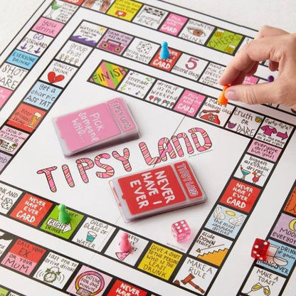 Tipsy Drinking Board Game Leather Land Drinking Games for Adults Interactive Girls Night Drinking Games Bachelorette Party Games SS69