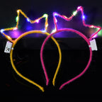 LED Glow Cat & Bunny Ear Headbands - 10/20/30 Pcs