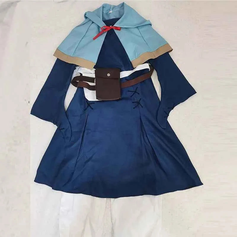Marcille Cosplay Costume Anime Delicious Dungeon Full Set Women's Halloween Carnival Outfit for Comic Con