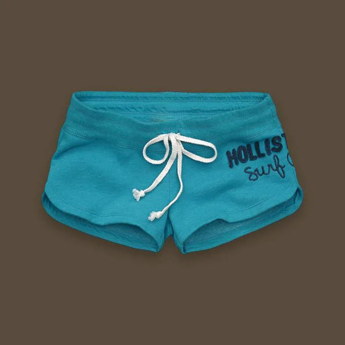 Y2K Summer Gothic letter Pattern Printed Sports Shorts Zipper Women's Slimming Running Fitness Breathable Fitness Sportswear emo SS69 10.69 minty / S