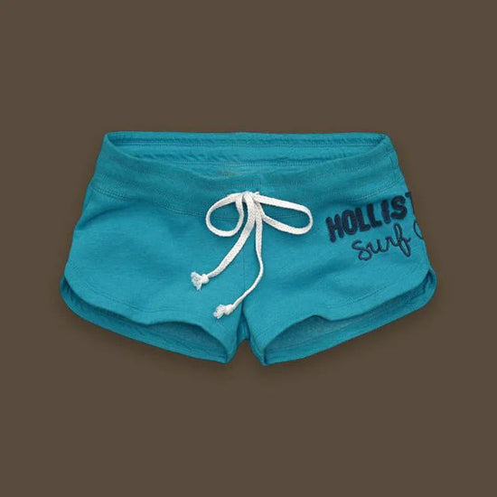 Y2K Summer Gothic letter Pattern Printed Sports Shorts Zipper Women's Slimming Running Fitness Breathable Fitness Sportswear emo SS69 10.69 minty / S