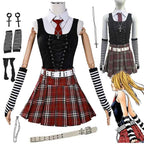 Misa Amane Cosplay Note Death Cosplay Costume Debut Daily Sexy Dress Subculture Necklace y2k GothLoli Uniform Outfit