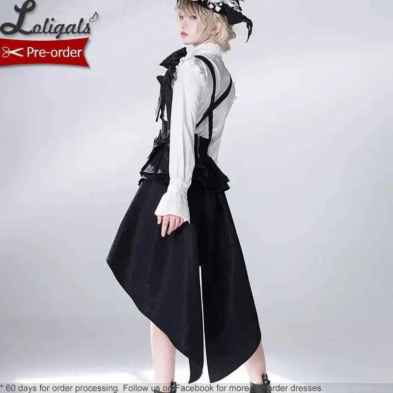 Princess Chronicles Rabbit Theater Ouji Lolita Corset and High-Low Skirt Set