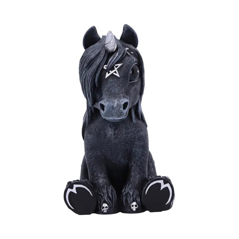 1pc Halloween Magic Black Dragon Snake Griffin Unicorn Mysterious Witches Statue Home Decor Figurine Christmas Desk Ornaments