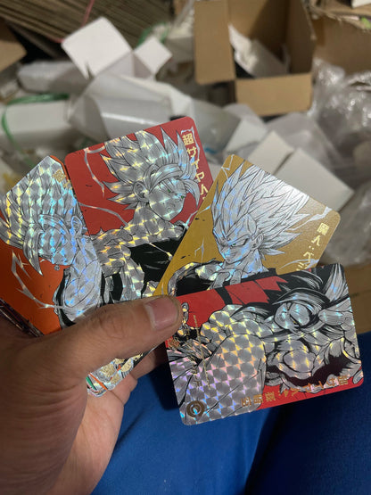 Dragon Ball Super Son Goku Frieza Bejita Yonsei Piccolo DIY Homemade Bronzing Game Toys Collection Card Christmas Birthday Gift SS69 34.69 J-Grid flash-54pcs