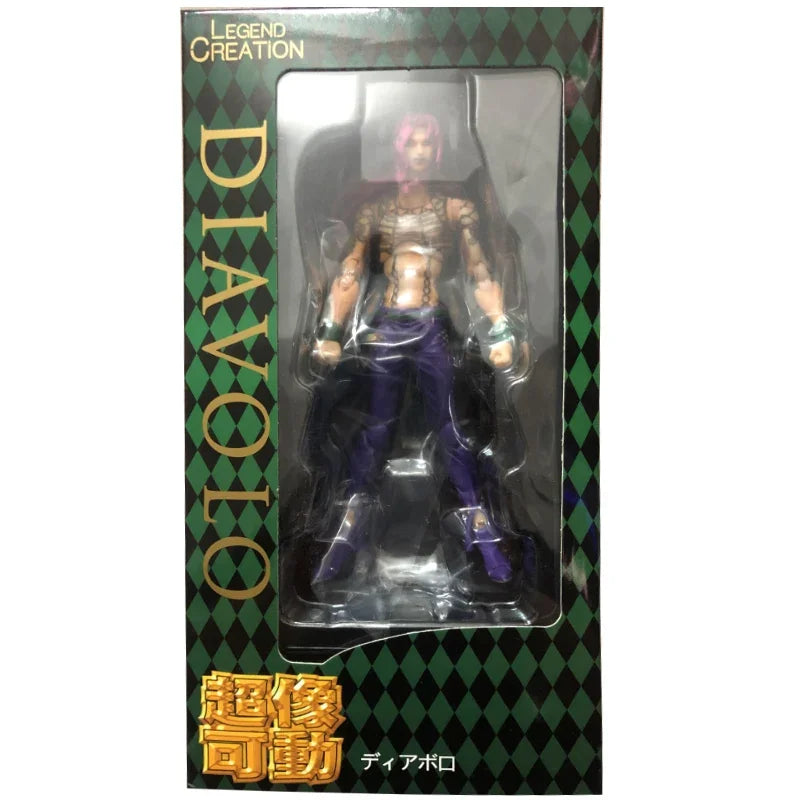 15cm Anime Jojo Bizarre Adventure Kujo Jotaro Dio Brando Diavolo Bruno Bucciarati Abbacchio Jolyne Cujoh Valentine Action Figure