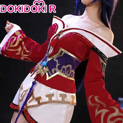 Fox Anime Cosplay Costume Set for Women - Polyester Pants and Top - XS-2XL
