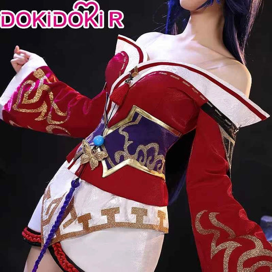 Fox Anime Cosplay Costume Set for Women - Polyester Pants and Top - XS-2XL