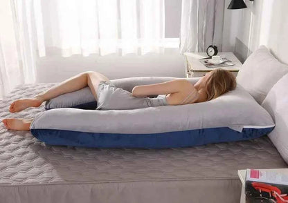 Soft Fleece Pregnant Pillow Gravida U Type Lumbar Pillow Multi Function Side Protect Cushion for Pregnancy Women Dropshipping