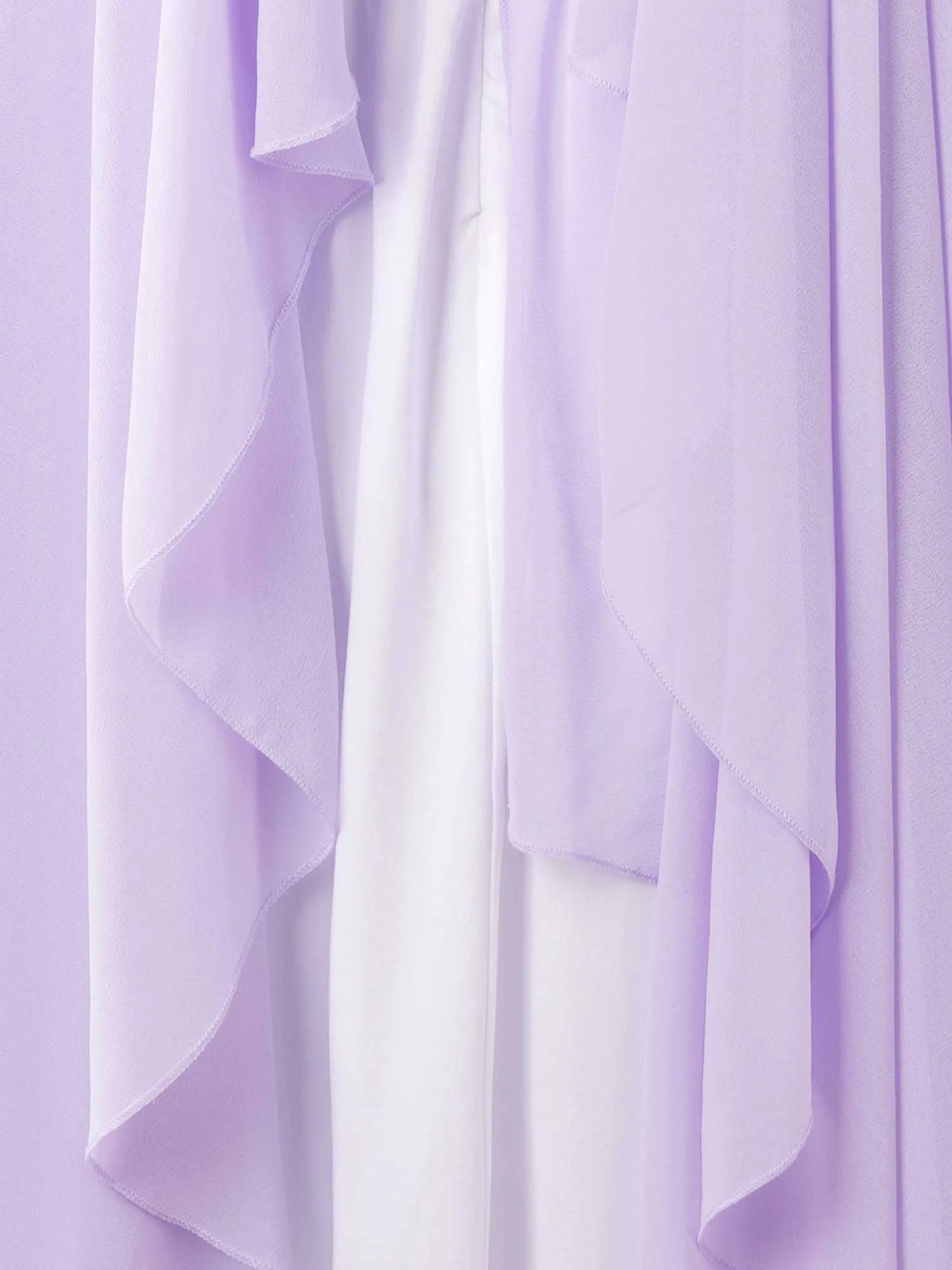 Women's Grecian Toga Dress with Flowy Tulle Shawls