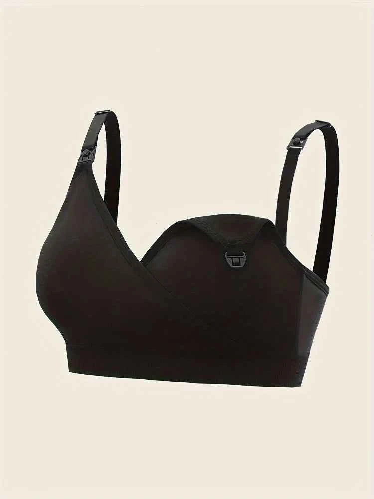 3 PCS Set Breathable Front Open Nursing Bra Maternity Underwear Pregnancy Bra Full Cup Wireless Comfortable Breastfeeding Bra