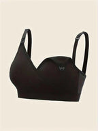 3 PCS Set Breathable Front Open Nursing Bra Maternity Underwear Pregnancy Bra Full Cup Wireless Comfortable Breastfeeding Bra