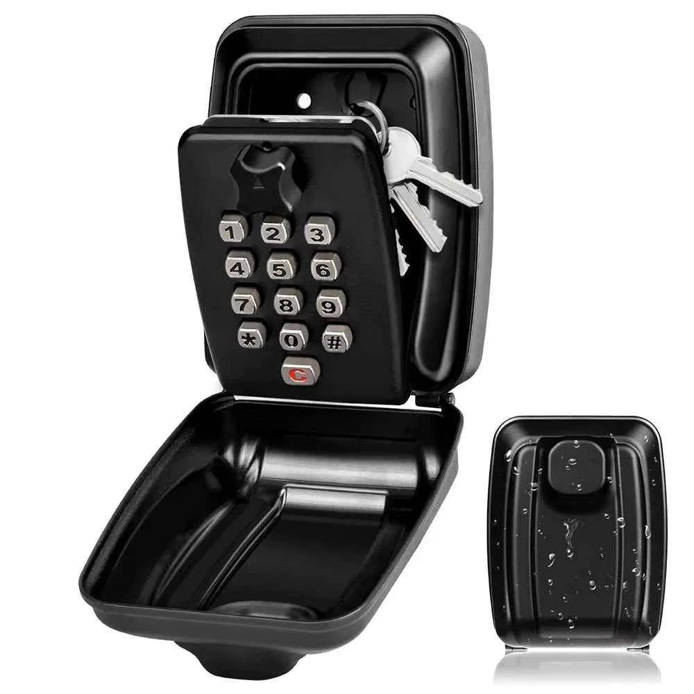 Waterproof Wall Mounted Key Safe Box Anti-theft Key Storage With Combination Password Lock Homestay Office Home Indoor Outdoor