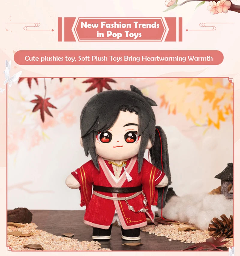 Anime Tian Guan Ci Fu Xie Lian Plush Doll TGCF Stuffed Toy Plushies Heaven Official’s Blessing Change Suit Dress Up Toy 20cm SS69