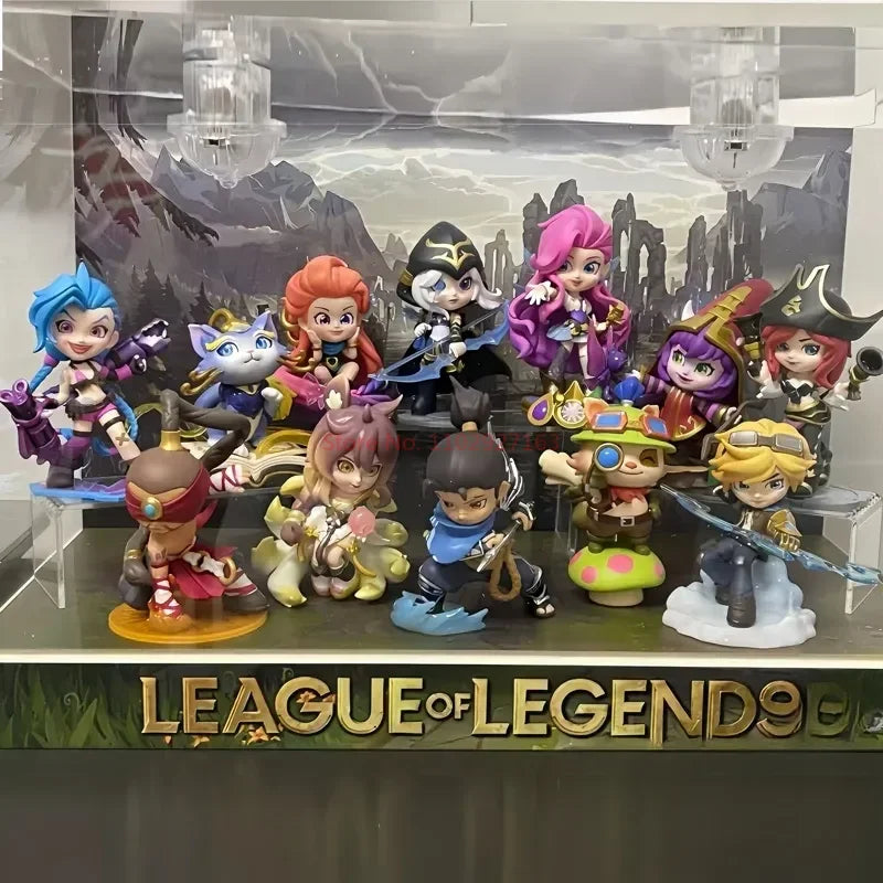 Genuine Lol League Of Legends Classic Character Series Jinx Anime Figure Model Toy Doll Room Decoration Birthday Gifts Toys Boys SS69