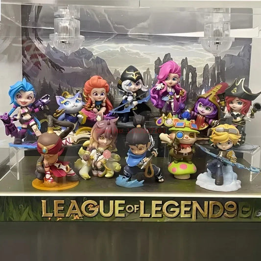 Genuine Lol League Of Legends Classic Character Series Jinx Anime Figure Model Toy Doll Room Decoration Birthday Gifts Toys Boys SS69