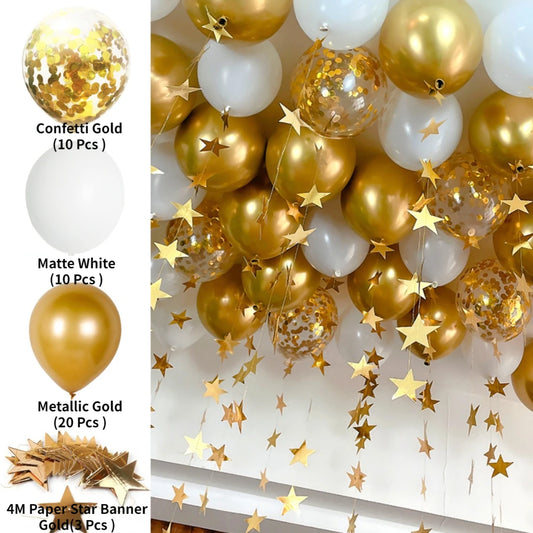 SS69 24-Piece Latex Balloon Set for Party and Birthday Decorations
