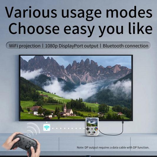 Anbernic RG 406V Retro Handheld Games Console 4"IPS Multi-touch WIFI RGB Ligh 3D Hall Joystick 5500mAh RG406V Video Games Player