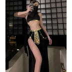 Belly Dance Costume Women's Sexy Arabian Princess Costume Fancy Indian Dance Embroider Bollywoods Jasmine Dress Egyptian Queen