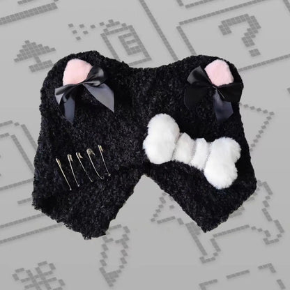 Autumn Winter Grunge Casual Warm Angel's Wings Hats Y2k Aesthetic Knitted Bears Ears Hat Kawaii Lolita Harajuku Caps Fashion SS69