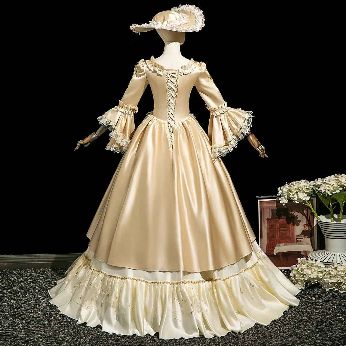 Customized Women Renaissance Victorian Party Dresses Baroque Historical Theater Masquerade Gowns