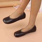 2026 New Women's Split-Toe Tabi Flats, Soft Leather Slip-On Ballet Shoes, Comfortable Casual Daily Wear Flat Shoes for Ladies