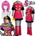 Anime Hot Pants Cosplay Steel Ball Run Cosplay Costumes Tops Pants Dress Hat Hot Pants Suits Halloween Carnival Cos Adult Women