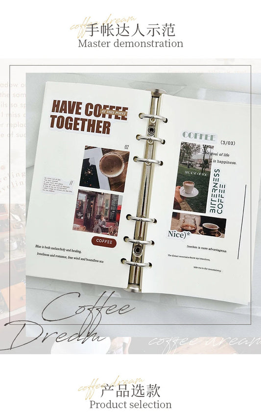 20 pcs Large Size Vintage Coffee Magazine Material Paper Aesthetic Material Book Retro Scrapbooking Journaling Decor Stationery SS69