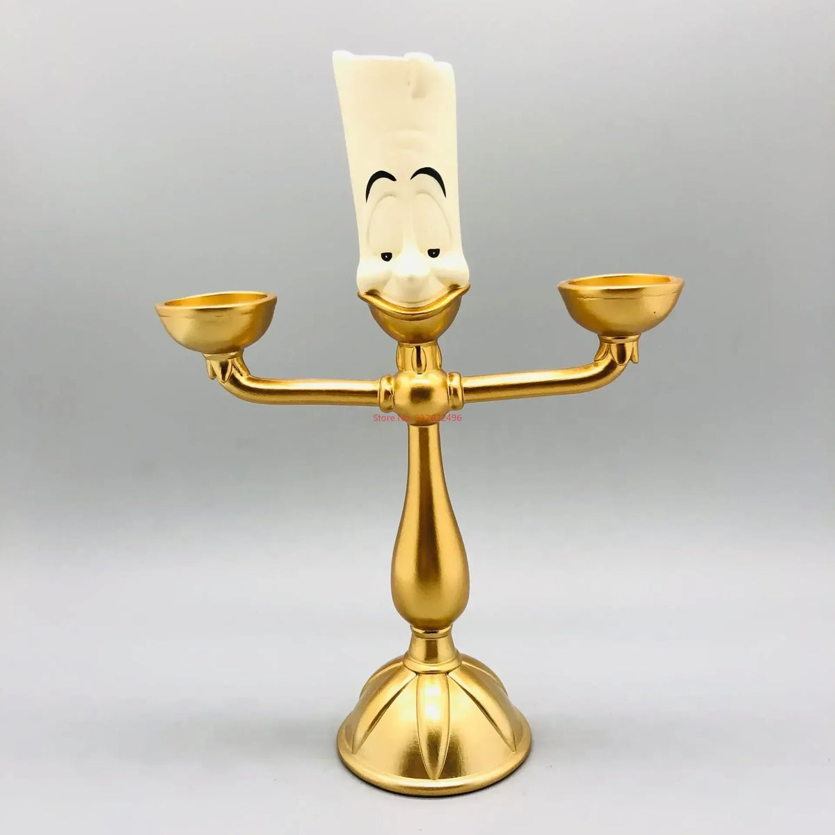 Beauty And The Beast Toys Anime Figure Night Lights Candlesticks Cogsworth Clock Ornaments Collectible Model Gift jewelry box