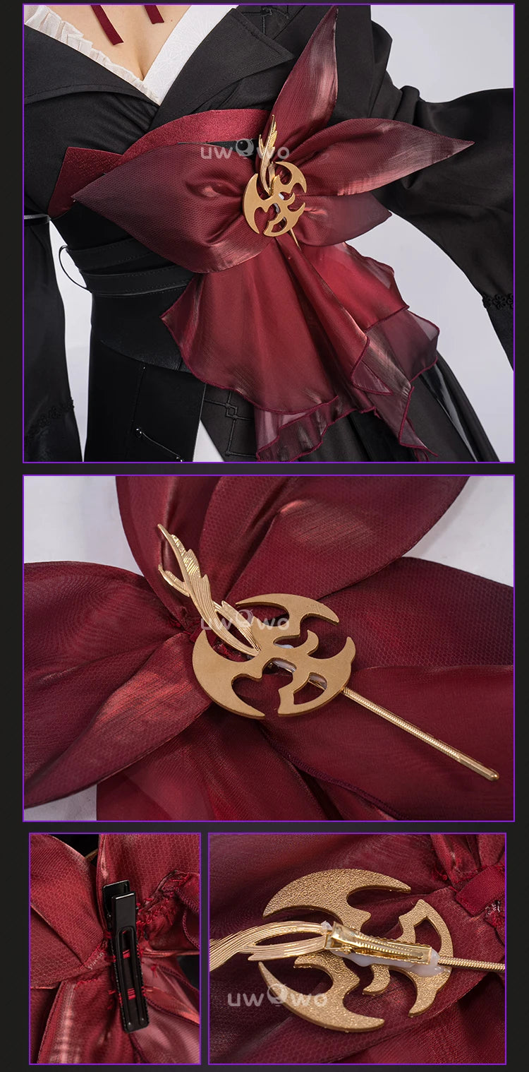 LAST BATCH UWOWO Game Genshin Impact Baal Raiden Shogun Detective Fanart Casual Cosplay Costume S-3XL Halloween Costume