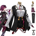 Honkai Star Rail Cosplay Costume Honkai Kafka Cosplay Costume Helloween Party Suit with Wig Kafka Outfit Uniform