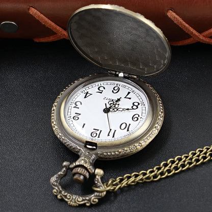 Princess Children's Fairy Tales Alice Quartz Pocket Watch Retro Gentleman Pendant Universal Festival Gift for Boys and Girls SS69