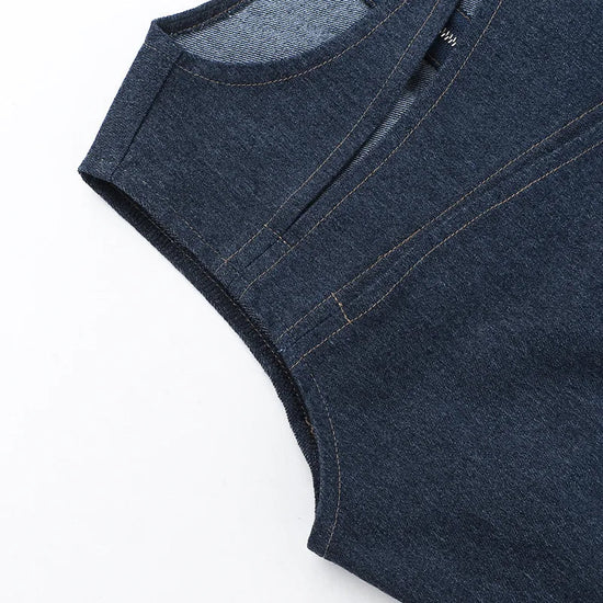 Talenza Women's Sleeveless Round Neck Vest Summer Solid Color Hollow Slim Vest Top Fashion Sexy Streetwear Women's Slim Vest Top SS69