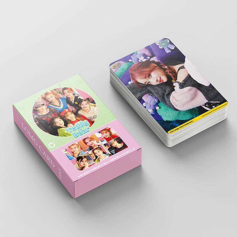 50 Cards / Set Stayc New Album Laser Card Lomo Card Girl Group Print Photo Card Beautiful Photo Fan Girl Gift Small Card Kpop SS69