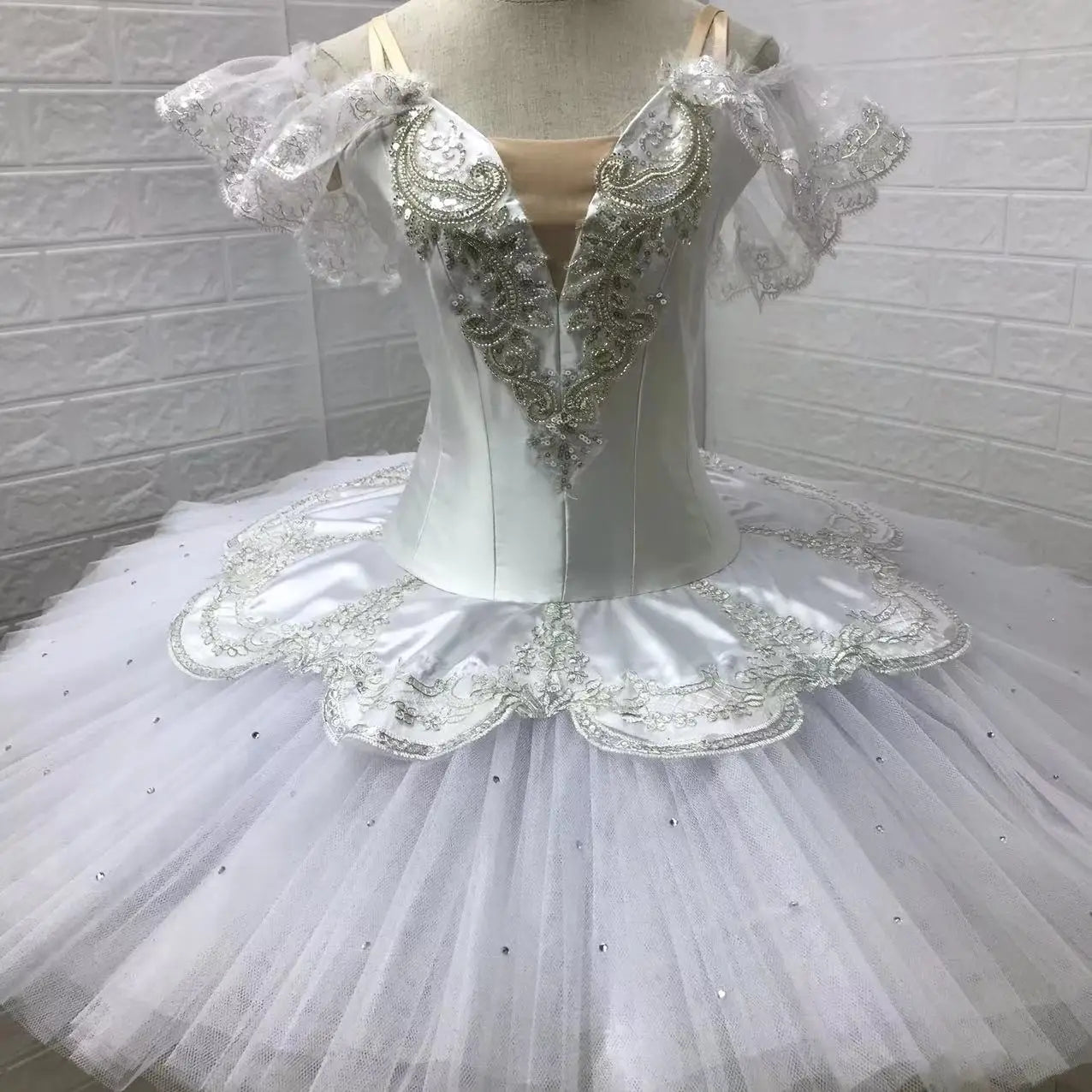 SS69 Professional Classical Pancake Ballet Tutu with 9-Layer Stiff Tulle