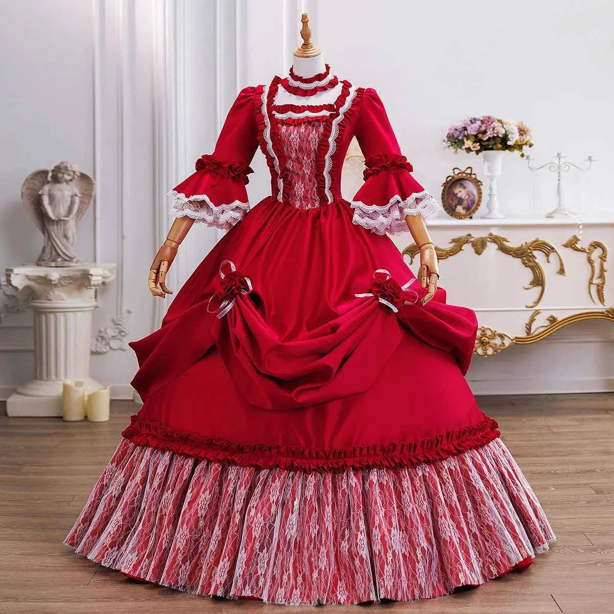 Customized Women Renaissance Victorian Party Dresses Baroque Historical Theater Masquerade Gowns
