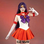 Usagi Tsukino Sailor Mercury Makoto Kino Rei Hino Minako Aino Outfits Anime Cosplay Costumes [THE COS WORLD]
