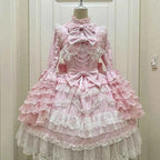 Kawaii Lovely Slim Lolita Dress Women Design Sweet Bow Sleeveless Sling Dresses Elegant Cute Pretty New Clothing