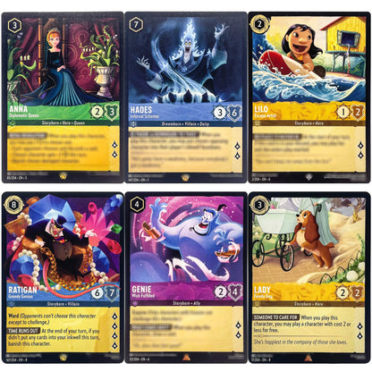 Proxy Popular Favorites Lorcana Card Genie - Wish Fulfilled 53/204 Azurite Sea TCG Near Mint Rare Cards SS69