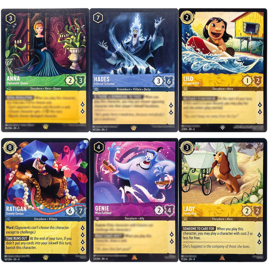 Proxy Popular Favorites Lorcana Card Genie - Wish Fulfilled 53/204 Azurite Sea TCG Near Mint Rare Cards SS69